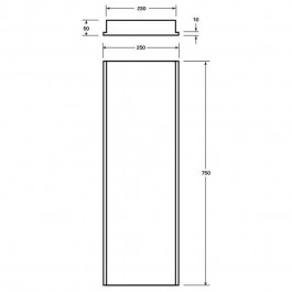 3 Part Dock Bumper Front Plate 750L x 250W x 50H at Polymax