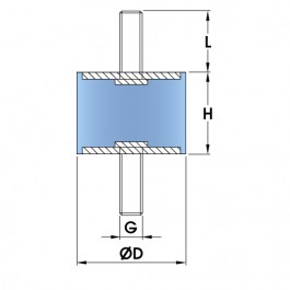 Vibration Damper - A3025M820-2 at Polymax