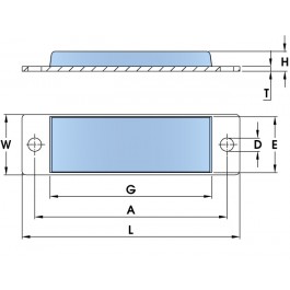 Polymax DM Rectangular Mounts