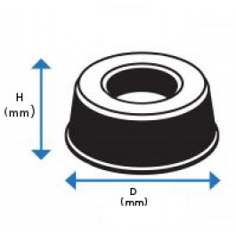 Polymax Polyurethane Rubber Feet Drawing