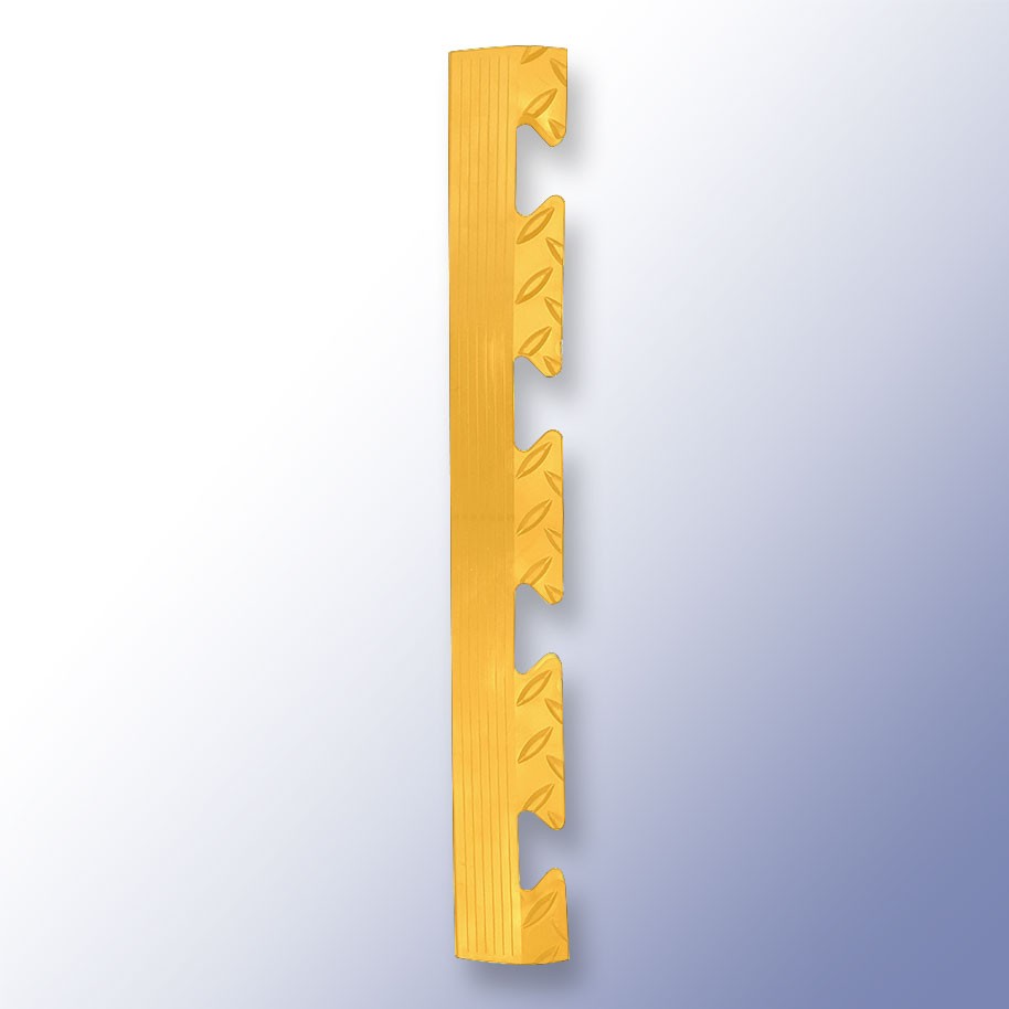 DIAMEX LOK Garage Tile Female Edge Yellow 500mm x 59mm x 14mm