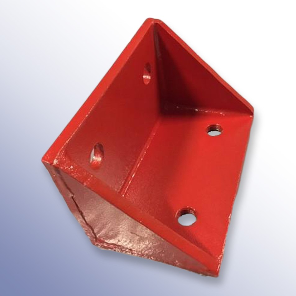 Dock Bumper Angle Bracket Red 250L x 150W x 150H