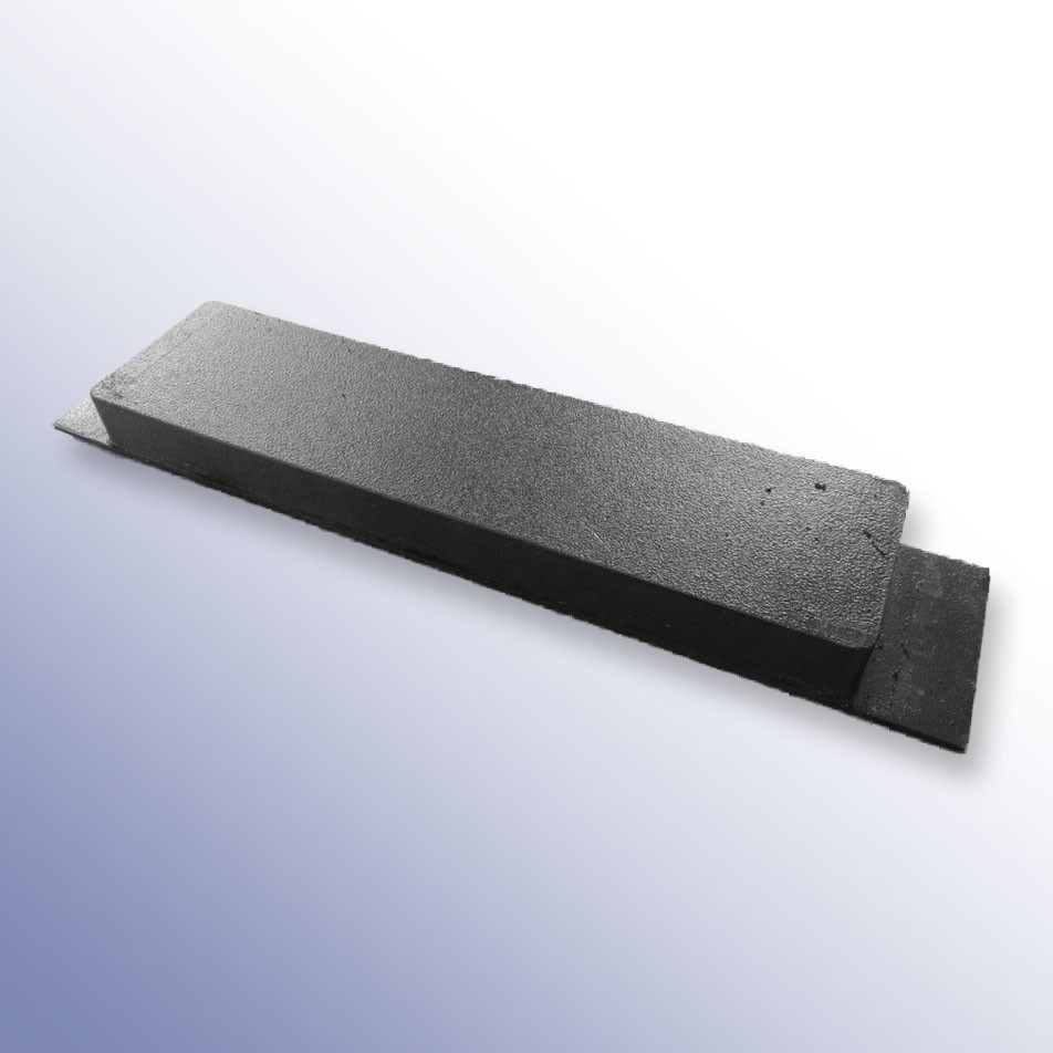 Steel Tipper Pad Coated 355L x 75W x 30H