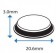 Polymax Polyurethane Rubber Feet Drawing