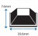 Polymax Polyurethane Rubber Feet Drawing