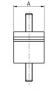 Double U Shear Mount Drawing 2